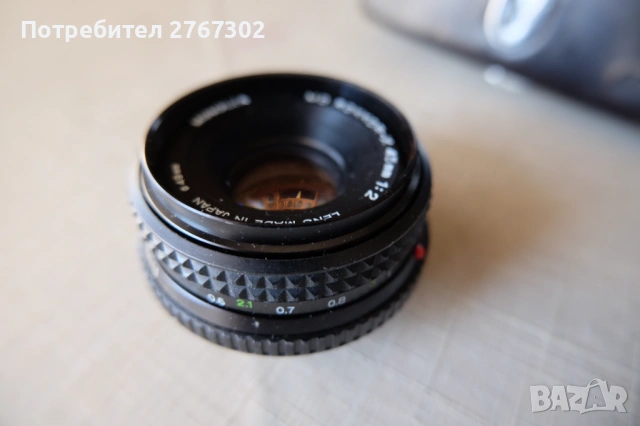 Minolta MD ROKKOR 45MM F2 Lens. MD Mount, снимка 5 - Обективи и филтри - 53810393
