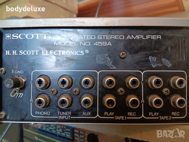 SCOTT 459A усилвател, снимка 6 - Ресийвъри, усилватели, смесителни пултове - 26442098