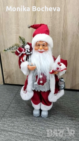 Коледна фигура Дядо Коледа – създай празнично настроение у дома!, снимка 2 - Декорация за дома - 52313668