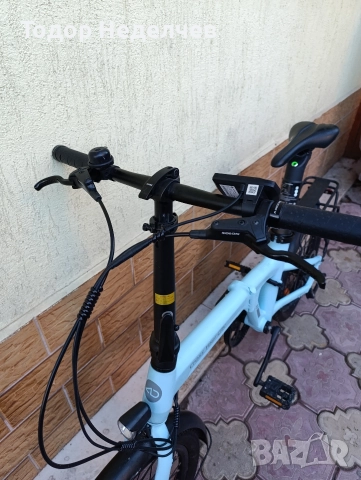 Електрически сгъваем велосипед 20 цола , снимка 3 - Велосипеди - 52906334