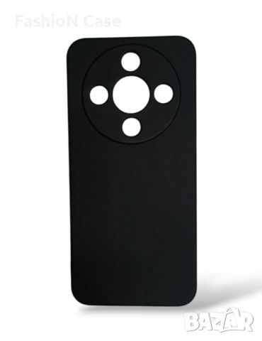 Huawei Honor magic 8 lite Премиум силиконов Черен кейс с мека велурена вътрешност