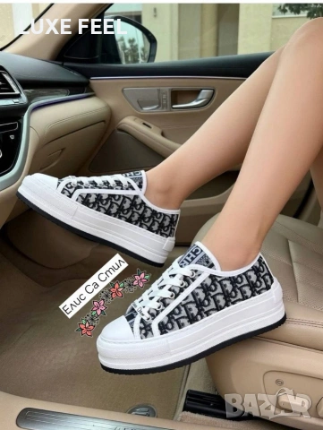 Dior ⚜️Дамски Кецове , снимка 3 - Кецове - 54008182
