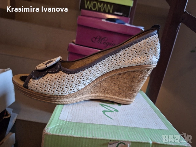 нови обувки естествена кожа , снимка 3 - Дамски ежедневни обувки - 54209599