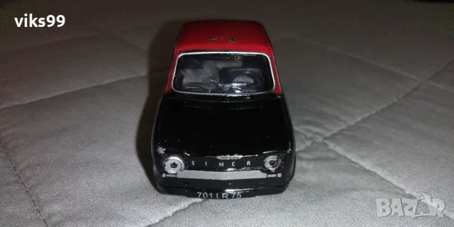 Simca 1000 - Paris 1962 - Taxi AmerCOM - Мащаб 1:43, снимка 6 - Колекции - 48798444