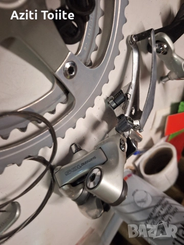 vintage groupset shimano 105 series 1051, снимка 7 - Части за велосипеди - 53017422