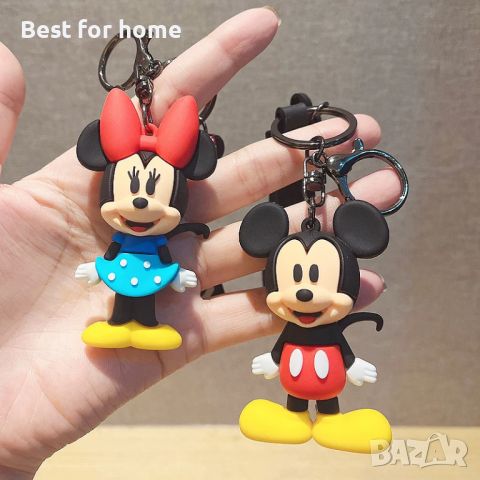 Комплект луксозни 3D ключодържатели Mickey and Minnie Mouse, снимка 4 - Бижутерийни комплекти - 45490338