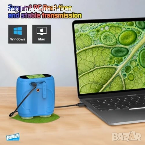 Нов 2 в 1 микроскоп и телескоп 1000x 10x HD екран STEM за деца играчка, снимка 3 - Образователни игри - 53816208