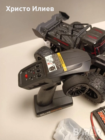 Бъги Кола с дистанционно Пикап KFPlan KF18 Безчеткова 45 км/ч, снимка 6 - Коли, камиони, мотори, писти - 53173771