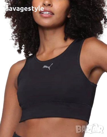 Дамско спортно бюстие PUMA Rtg dryCell Sport Bra Black, снимка 1 - Потници - 46158007