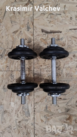 Дъмбели 2 х 8.6кг