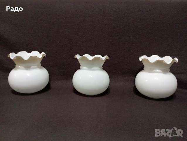 Стъклен абажур. Стъкло за лампа. Чашка за полилей