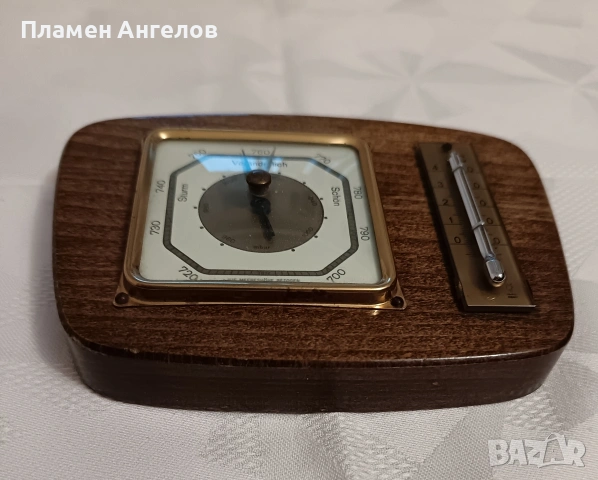 Ретро, автентичен немски барометър. , снимка 4 - Антикварни и старинни предмети - 54021515
