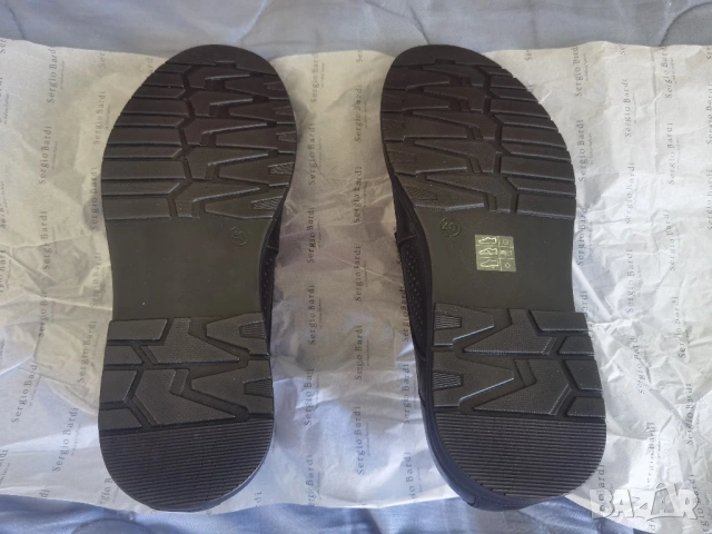 Официални мъжки обувки Sergio Bardi- 40 номер, снимка 4 - Официални обувки - 54172645