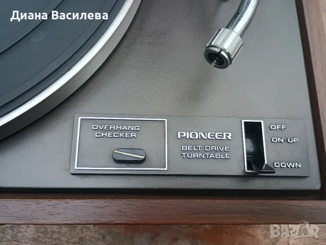 Pioneer PL12  full manual  turntable, снимка 16 - Грамофони - 49670290
