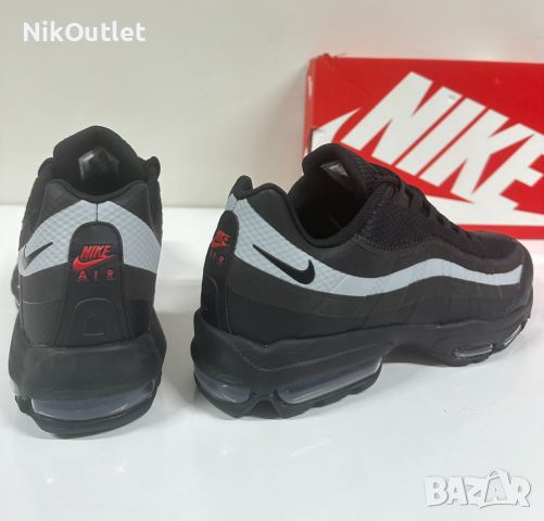 Nike Air Max 95 Ultra Black Picante Red, снимка 4 - Маратонки - 45733567