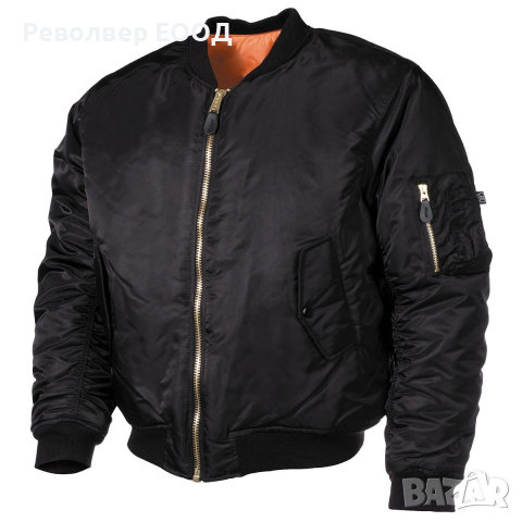 БОМБЪР 03552A MFH MA1 BLACK, снимка 2 - Екипировка - 45048432