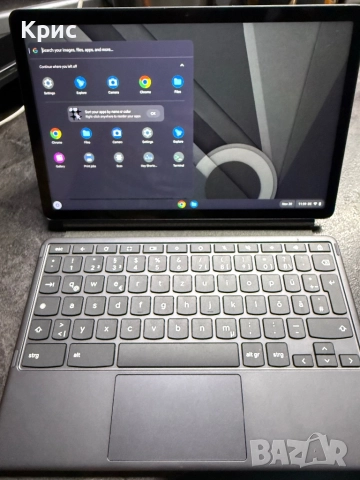 Таблет-лаптоп Lenovo Chromebook duet 11 инча, снимка 7 - Таблети - 52605544