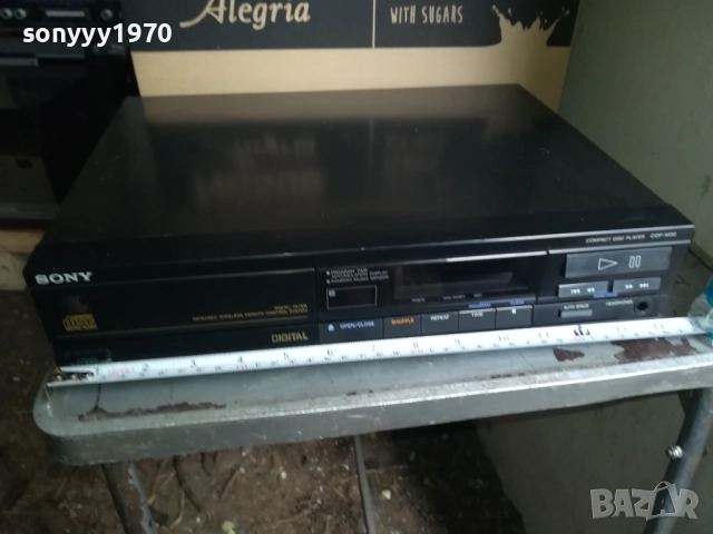 SONY CDP-M30 CD PLAYER-MADE IN JAPAN-ВЧЕРА ВНОС ОТ SWISS 0711251726LCHERY2, снимка 3 - Декове - 52334747