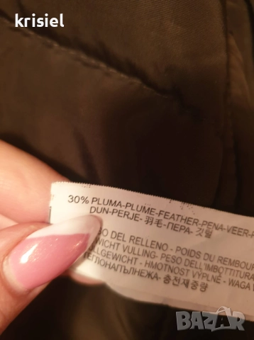 ZARA--ТОПЛО ЯКЕ С ГЪШИ ПУХ--S номер, снимка 11 - Якета - 52314058