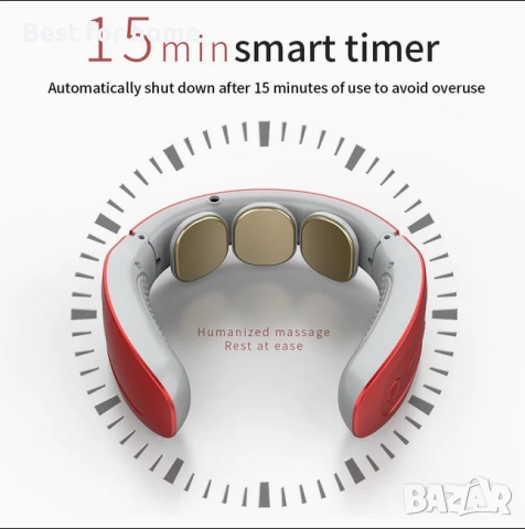 Многофункционален интелигентен масажор за рамене и шия, физиотерапевтичен , снимка 3 - Масажори - 53664004