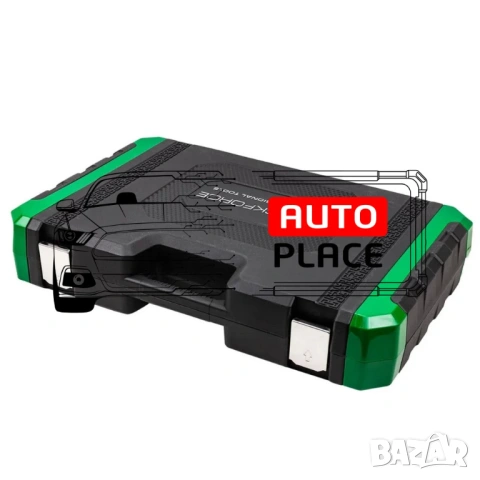 Гедоре 180 + 2 части 1/4″, 3/8″, 1/2″ RockForce, снимка 4 - Гедорета - 53909220