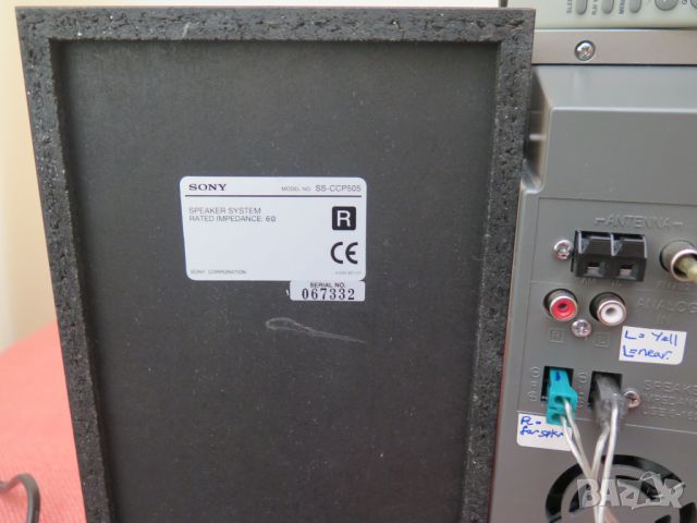 Sony CMT-CP505MD,с мини диск MDLP, снимка 13 - Аудиосистеми - 45266554