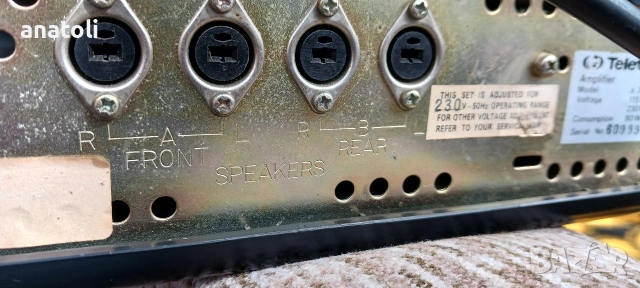 Teleton a-300, снимка 7 - Ресийвъри, усилватели, смесителни пултове - 54011685