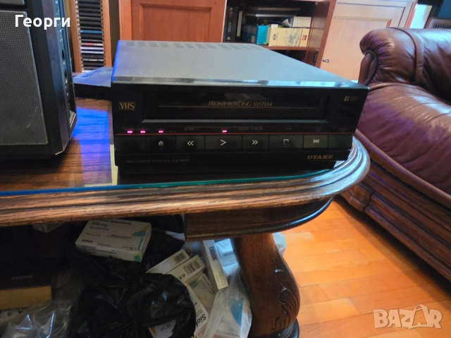 Otake видеоплеър VHS с дистанционно, снимка 2 - Плейъри, домашно кино, прожектори - 53857759