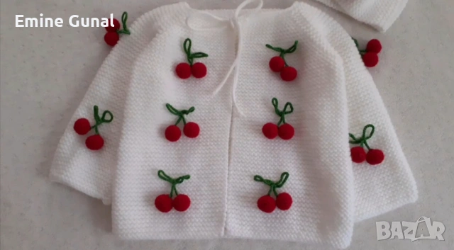 Плетени бебешки дрехи , снимка 2 - Жилетки и елечета за бебе - 54302548