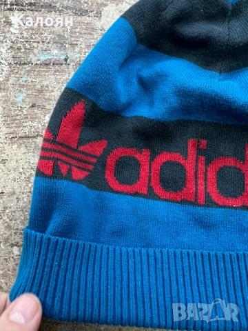Зимна шапка Адидас винтидж, снимка 3 - Шапки - 52621645