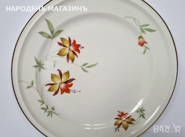 ROSENTHAL - Немски порцелан десертни чинии сервиз – 6 броя, снимка 5 - Други ценни предмети - 54082408