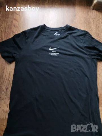 NIKE NSW TEE BIG SWOOSH - страхотна мъжка тениска КАТО НОВА Л, снимка 7 - Тениски - 50026035
