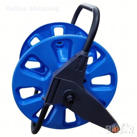 Преносима макара за градински маркуч, снимка 5 - Напояване - 53375435