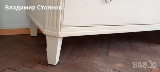 Спален комплект от масивно дърво (бял), снимка 9 - Спални и легла - 50675940