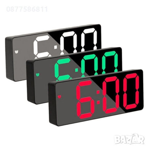 НОВ СВЕТЕЩ ЧАСОВНИЦИК.ПОСТОЯННО СВЕТЕЩИ LED ЧАСОВНИЦИ НА ТОК ТЕРМОМЕТЪР БУДИЛНИК SVETESHT CHASOVNIK+, снимка 6 - Други - 51633894