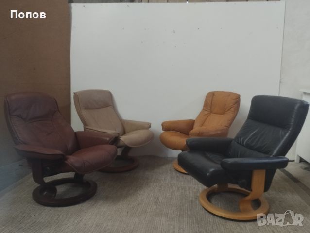 Ekornes Stressless collection релакс кресла, снимка 6 - Дивани и мека мебел - 46490419