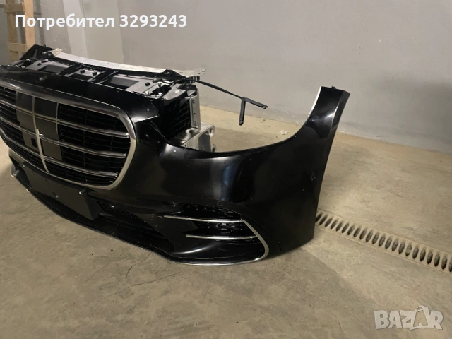 Напълно окомплектована предна броня и преден панел за MERCEDES S580 W223 AMG, снимка 4 - Части - 53802165