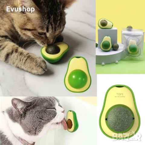 Котешка мента (Catnip) – топчета за близане за котки (2 броя), снимка 2 - За котки - 53935766