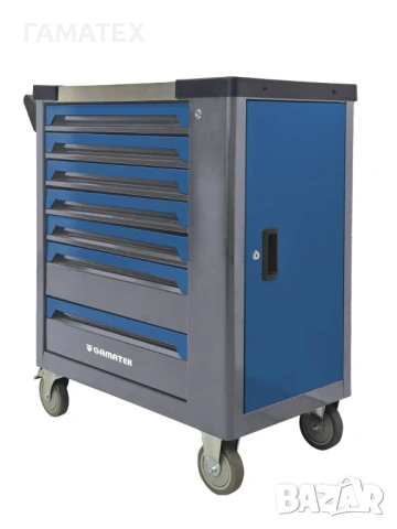 Шкаф (количка) оборудвана с 258 бр. инструменти, снимка 2 - Други машини и части - 53633398