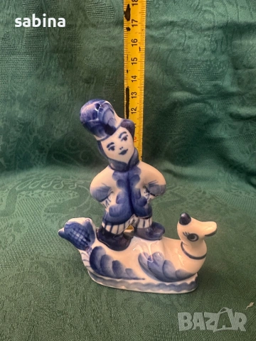 Руски фигурки/статуетки Гжел/Гжель, снимка 9 - Колекции - 52253793