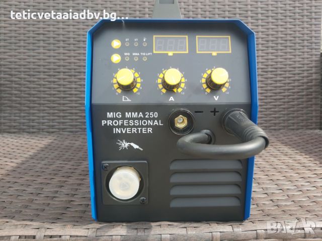 PROFESIONAL MAX 250 Инверторно Телоподаващо MIG 250А - 3м. евро шланг, снимка 1 - Други машини и части - 46499941