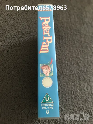 Видеокасета '' Peter Pan '' VHS , снимка 3 - Анимации - 50229793