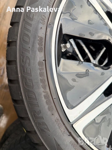 Комплект от 4 зимни гуми Bridgestone Blizzak LM001 -  225х45 R18, снимка 3 - Гуми и джанти - 53407111