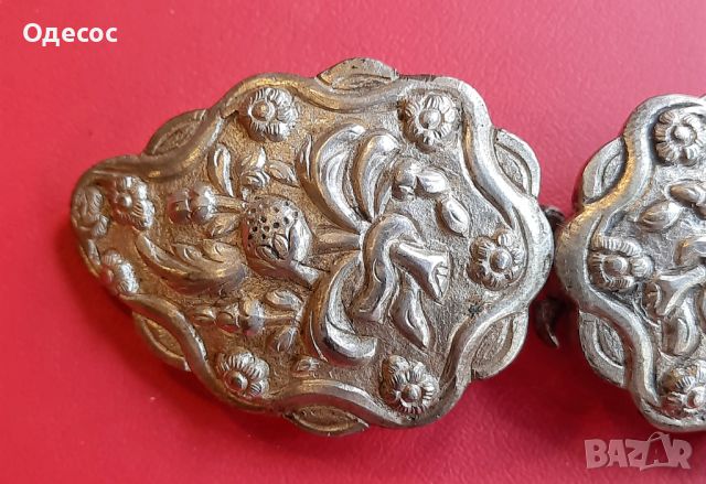 Възрожденски сребърни пафти, снимка 3 - Антикварни и старинни предмети - 45892095