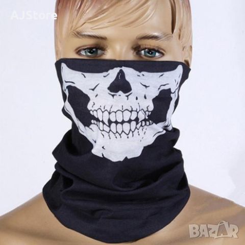 Бандана маска за лице с череп , снимка 3 - Спортна екипировка - 45142502