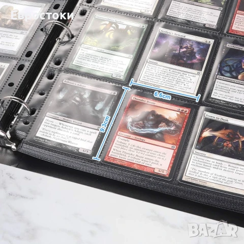 Албуми за колекционерски картички Lictin, 540 джоба, прозрачни калъфи за колекционерски картички, 30, снимка 7 - Колекции - 50677807