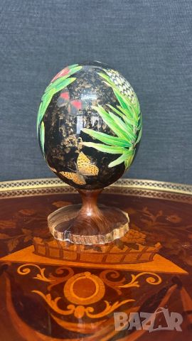 Ръчно рисувано яйце височина 20см, снимка 1 - Антикварни и старинни предмети - 45931059