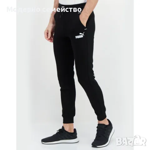 Мъжко спортно долнище PUMA Power Sweatpants Black/White, снимка 3 - Спортни дрехи, екипи - 46942851