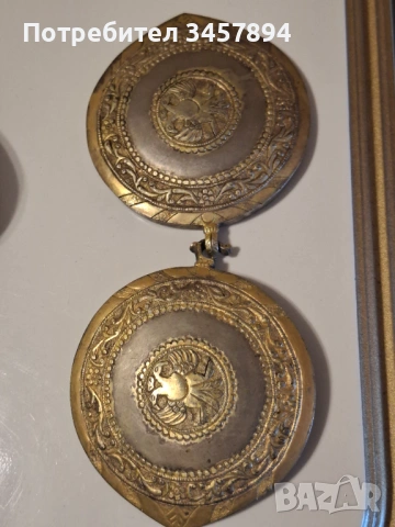 Възрожденски сребърни пафти със живачна позлата, снимка 8 - Антикварни и старинни предмети - 54146404