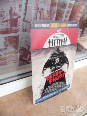 Метална табела филм постер Куентин Тарантино Death Proof хит Робърт Родригес кино, снимка 2 - Рекламни табели - 46198507
